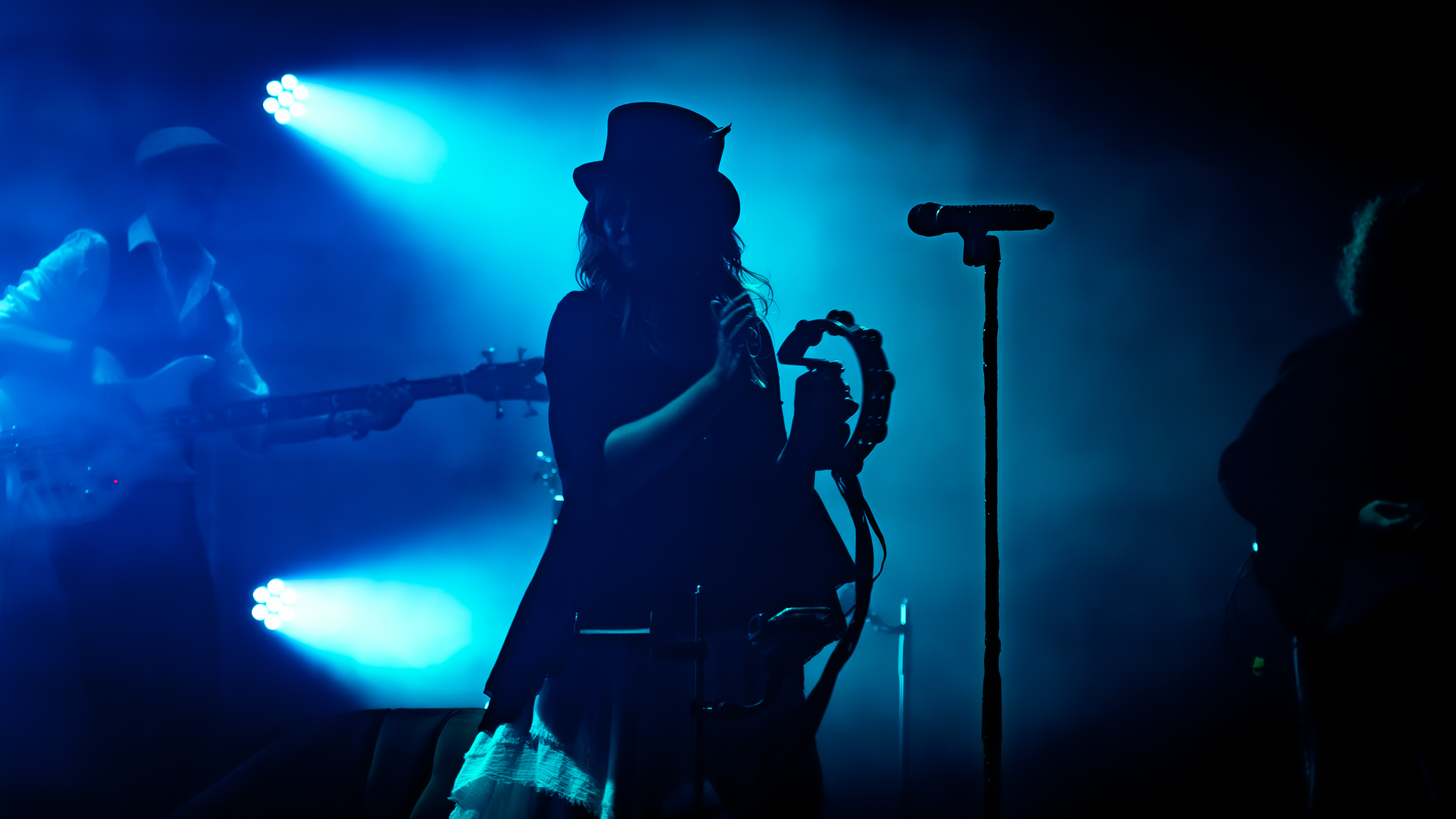 Kim Goddard as Stevie Nicks of Fleetwood Mac